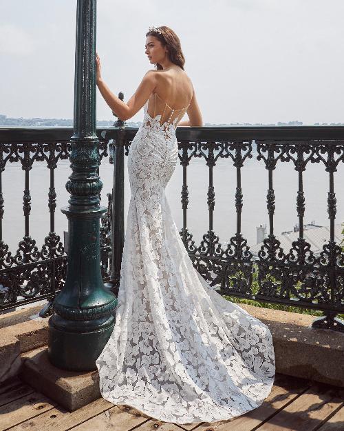 124108 sexy strapless wedding dress with lace and sweetheart neckline1